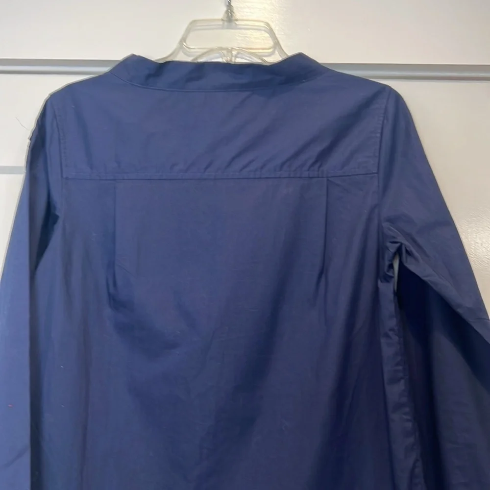 J. Crew Classic Navy Blouse size 2.